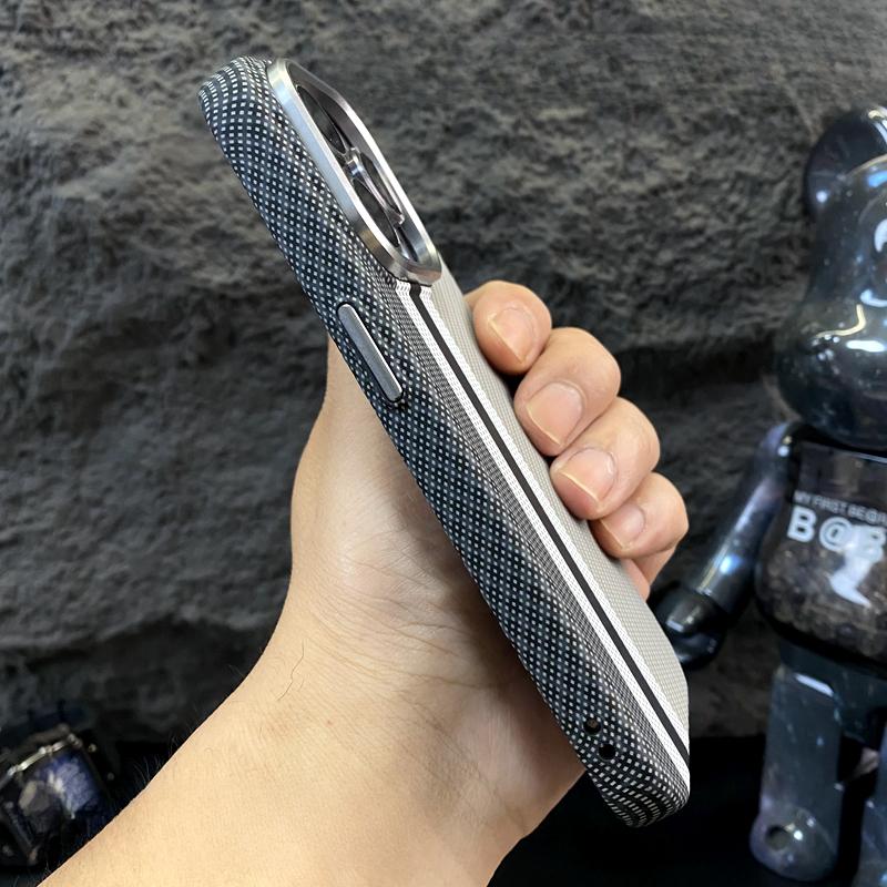 Fibre MagSafe iPhone 14-16 Pro Max Shockproof & Stylish Case