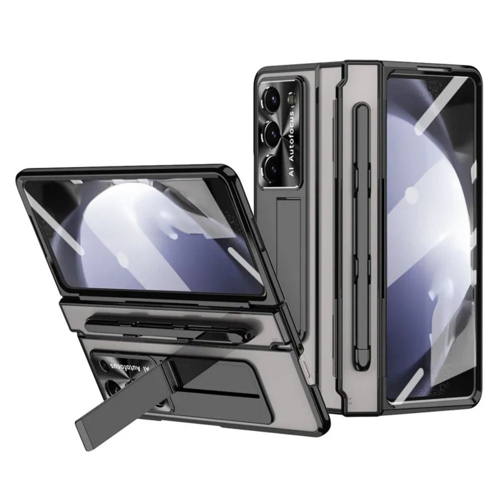 Wireless Transparent Z Fold 6, 5, 4 Kickstand Case 2.0
