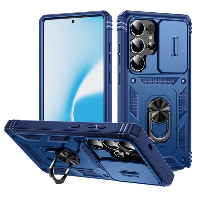 TitanArmor S25 Ultra – 360° Full-Protection Case with Magnetic Ring Stand