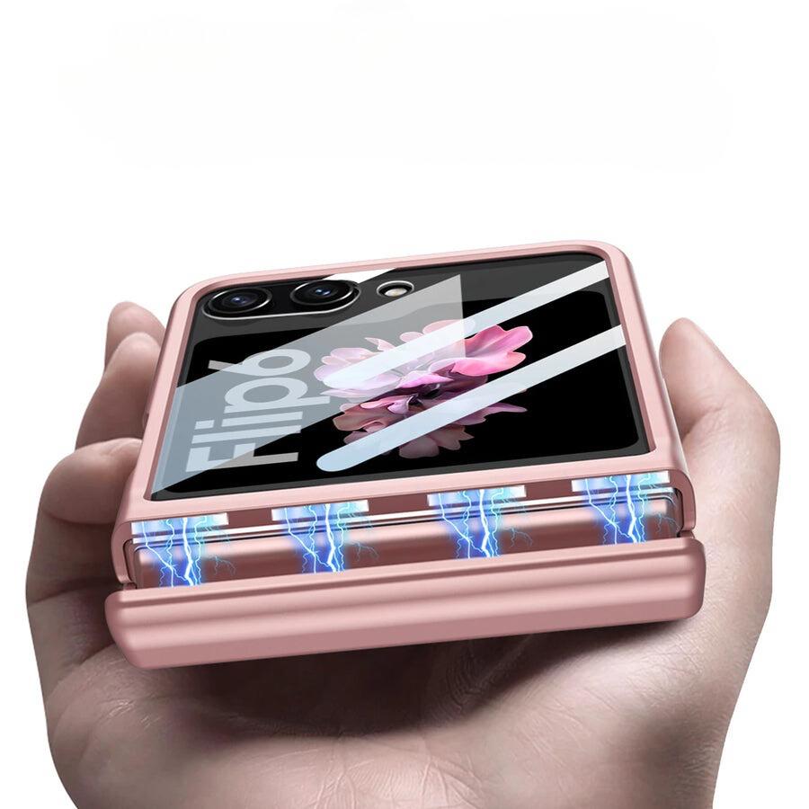 Magnetic Shield Z Flip 6 Screen 360 protection Case