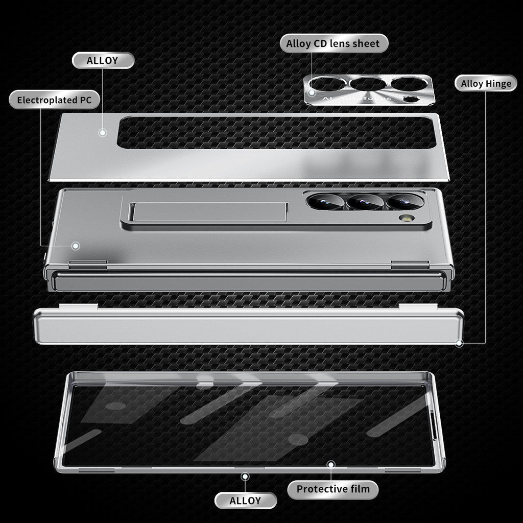 Armor Z Fold 6,5,4 Magnetic Hinge Kickstand & Full Protection Case