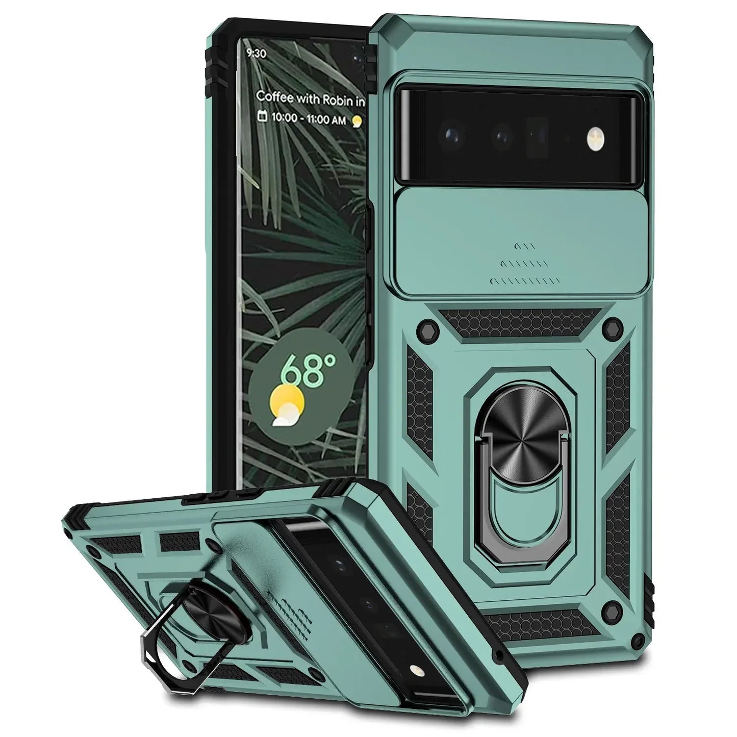 Slide Pixel 9 , 8 Military Shockproof Case with CamSlide