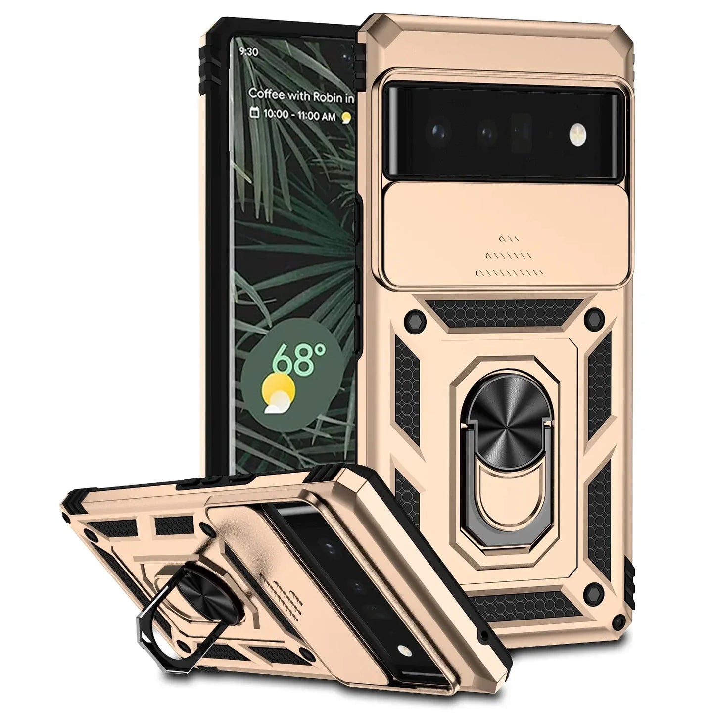Slide Pixel 9 , 8 Military Shockproof Case with CamSlide