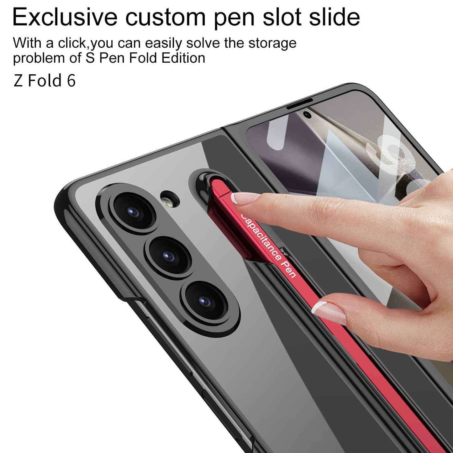 Pen Slot Z Fold 6 Camera Protection Case