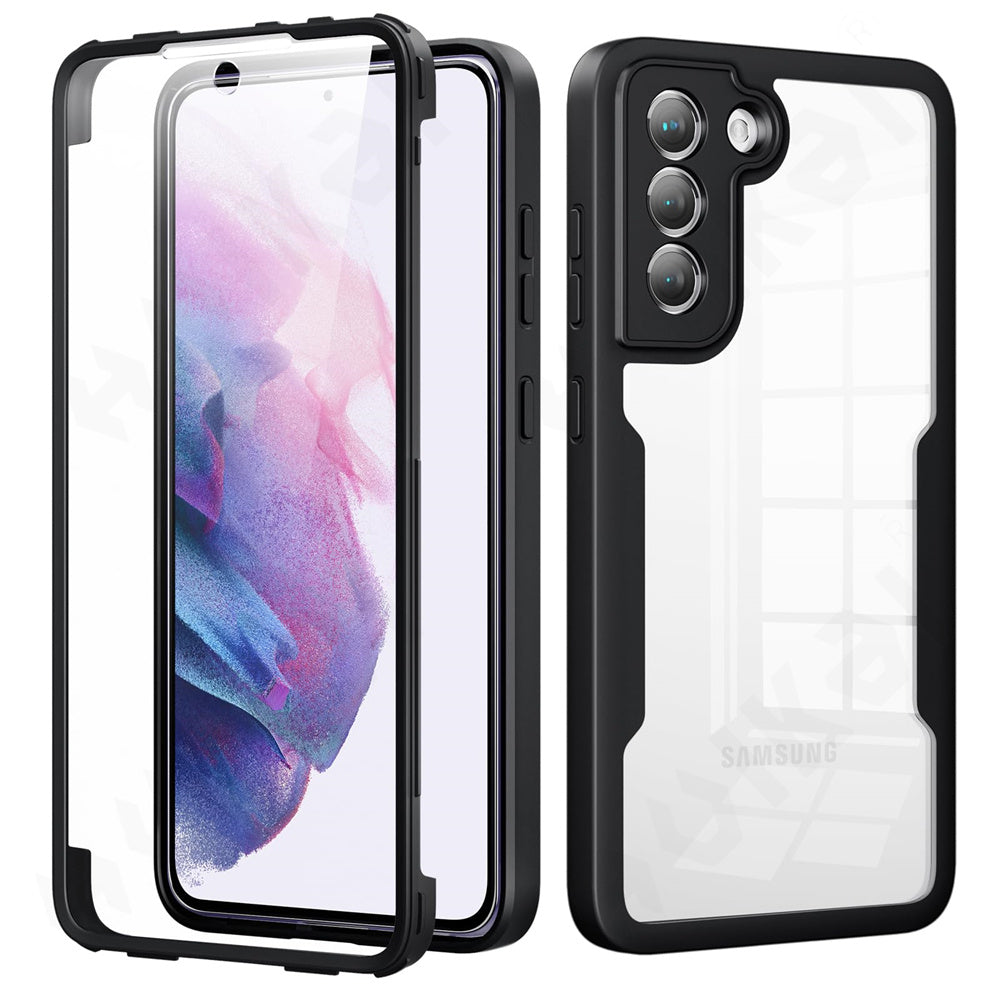 FlexGuard S25 Ultra – Full-Body Shockproof Silicone Case with Screen Protection