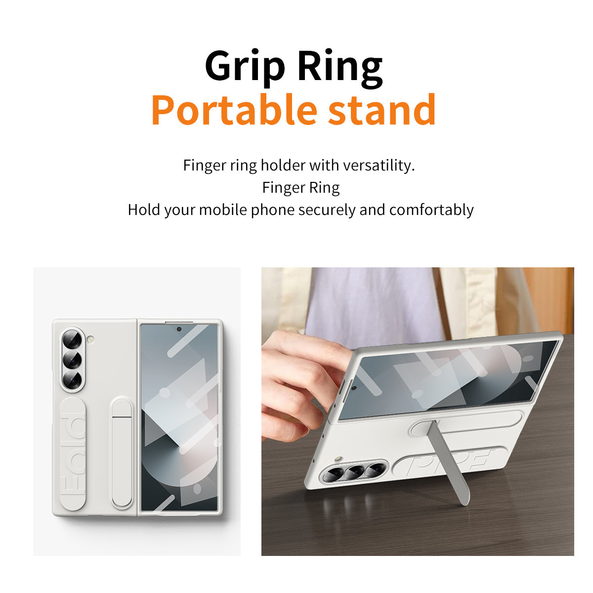 Elastic Strap Z Fold 6, 5 and 4 Elastic Strap, Kickstand Case