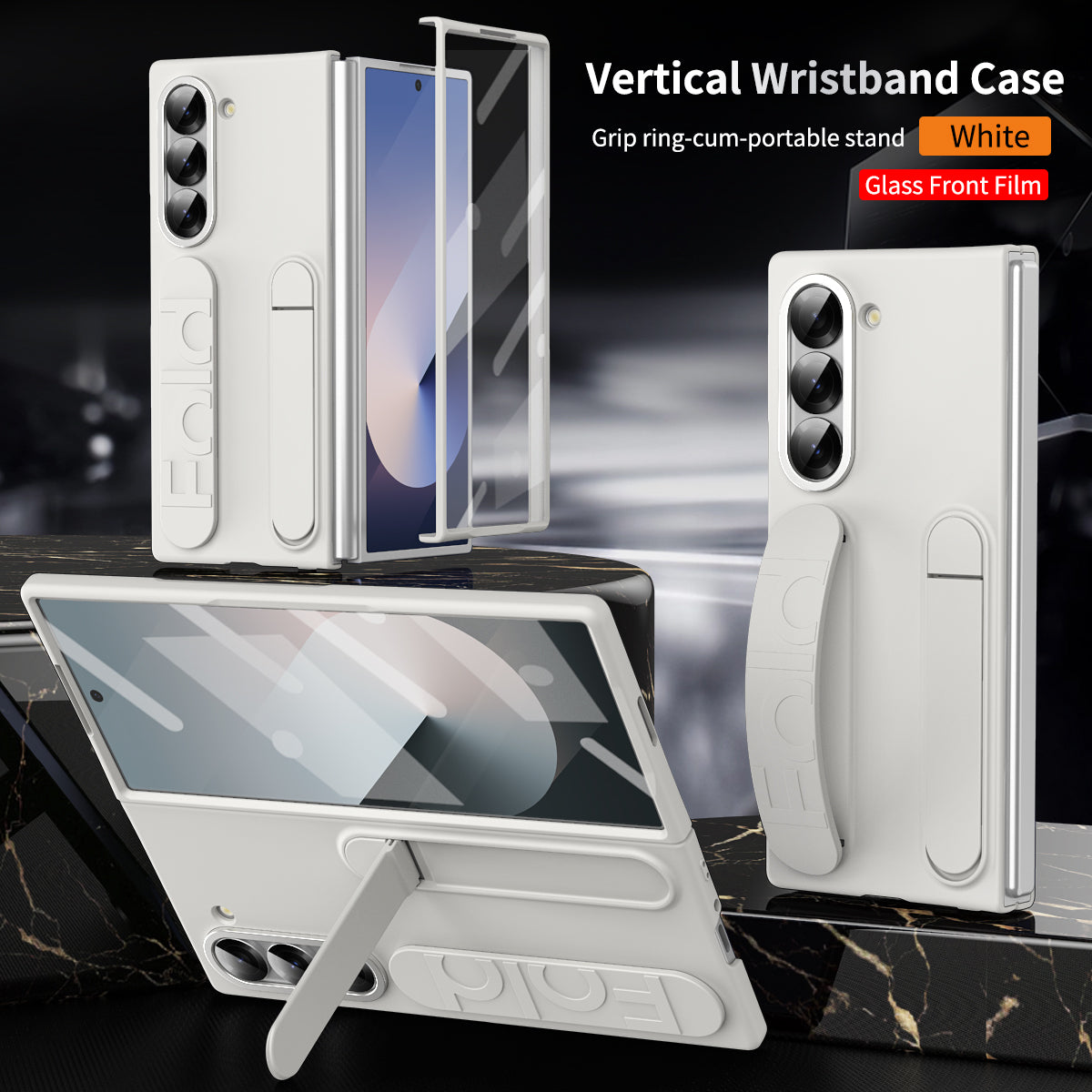 Elastic Strap Z Fold 6, 5 and 4 Elastic Strap, Kickstand Case