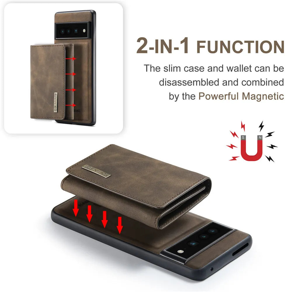 PixelMag Leather Wallet Case