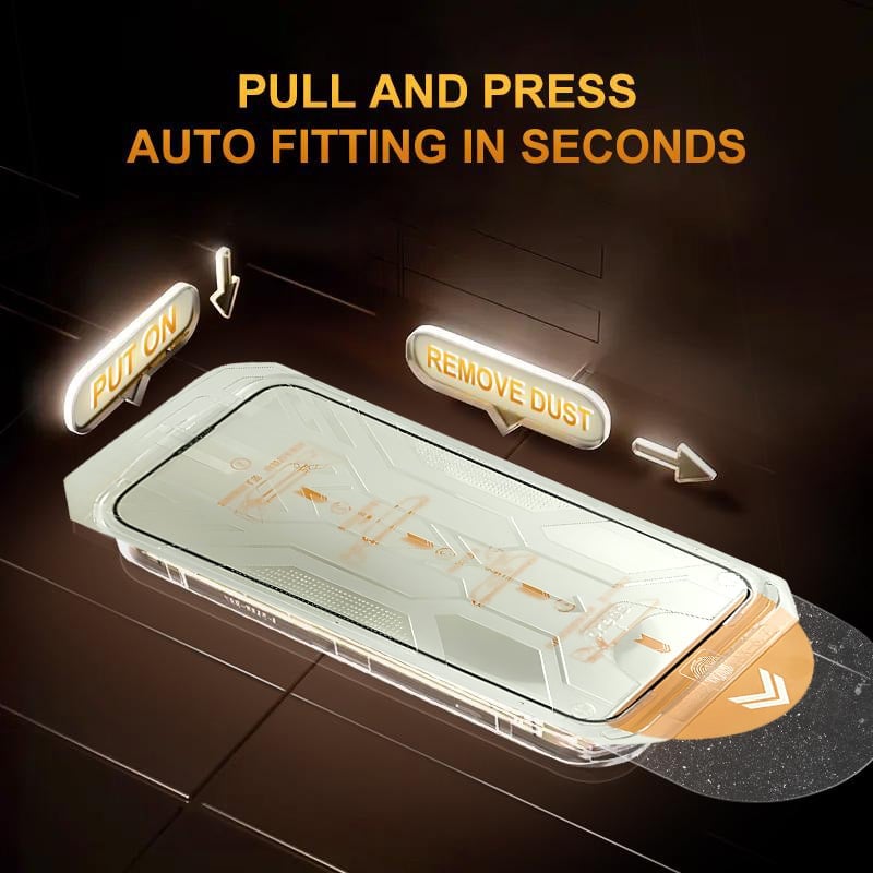 ClearGuard Screen Protector Fingerprint-Proof Dust-Free & Bubble-Free