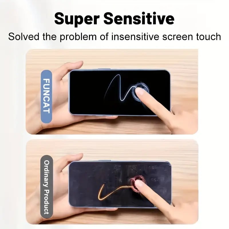 ClearGuard Screen Protector Fingerprint-Proof Dust-Free & Bubble-Free