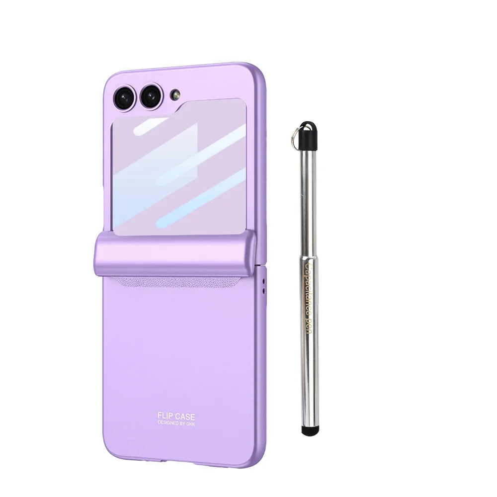 Stylus Shield Z Flip 6, 5 Case with HD Screen Protection