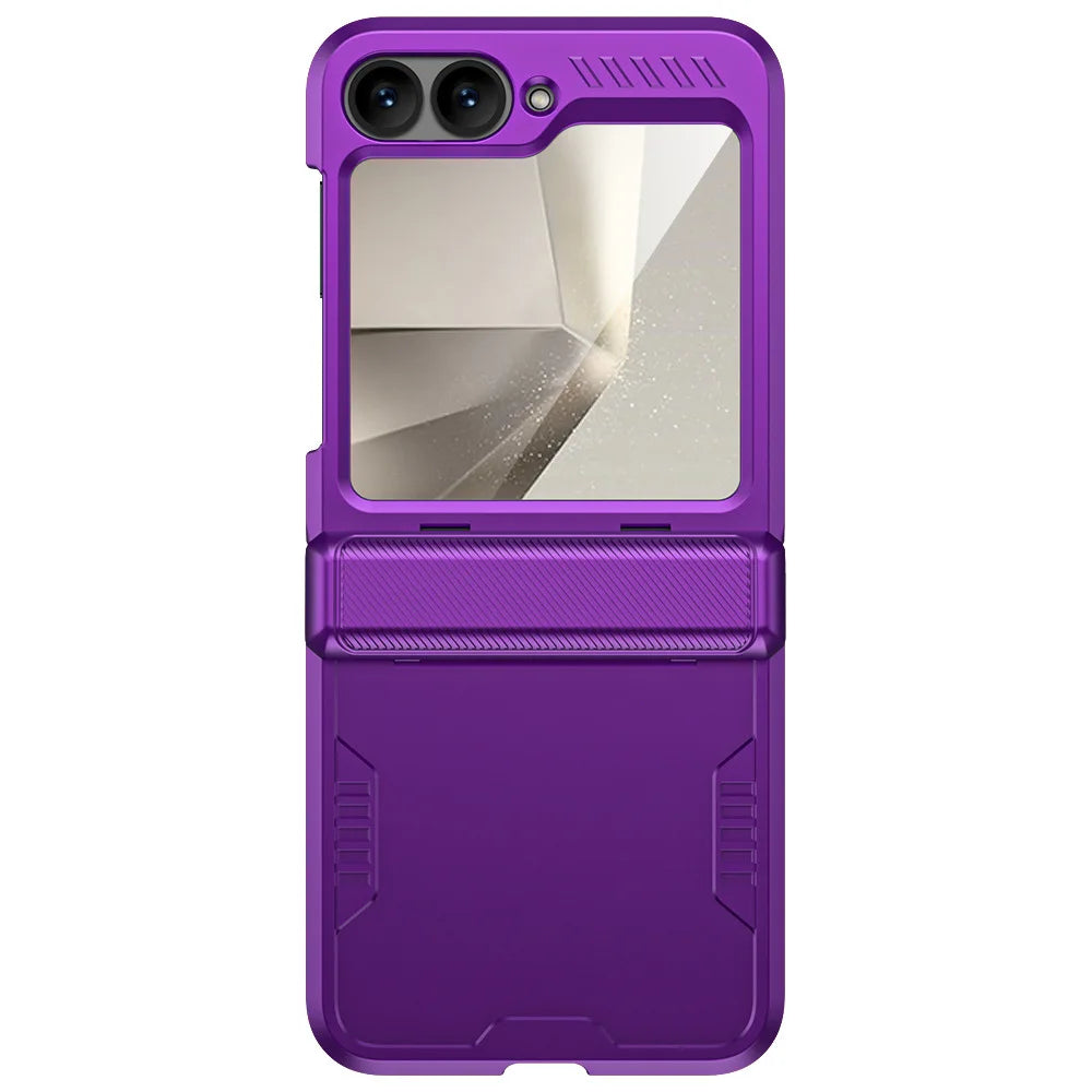 Hinge Armor Z Flip 6 Case with Small Screen Glass Protection