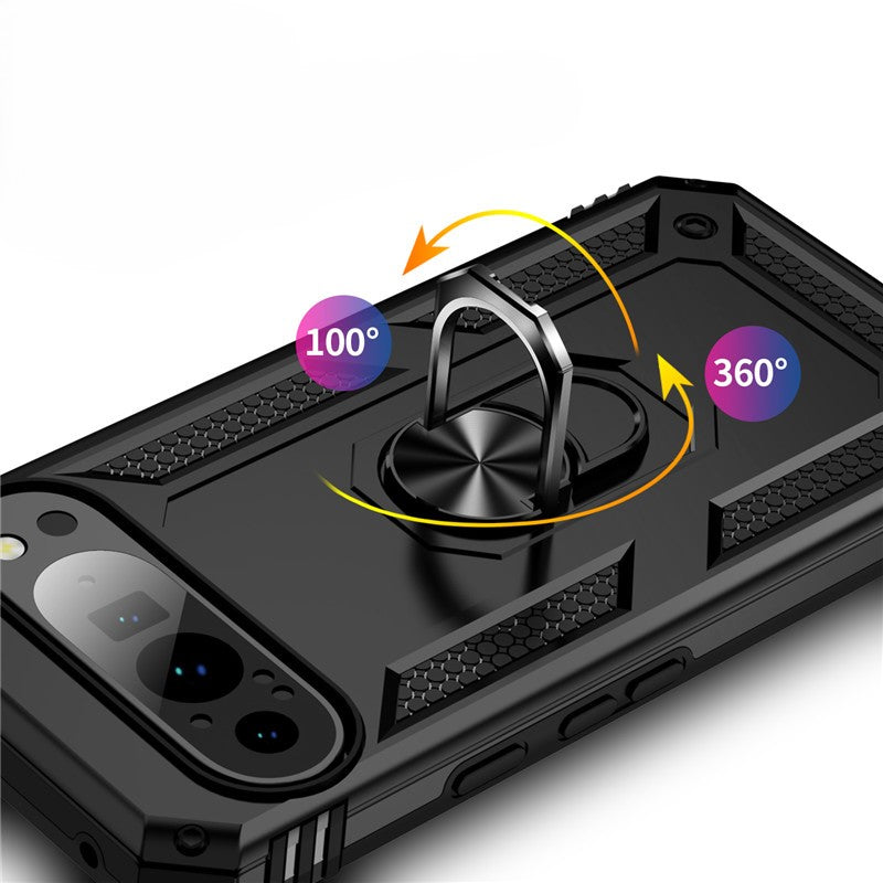 Armor Pixel 9 Shockproof Magnetic Ring Case with Kickstand