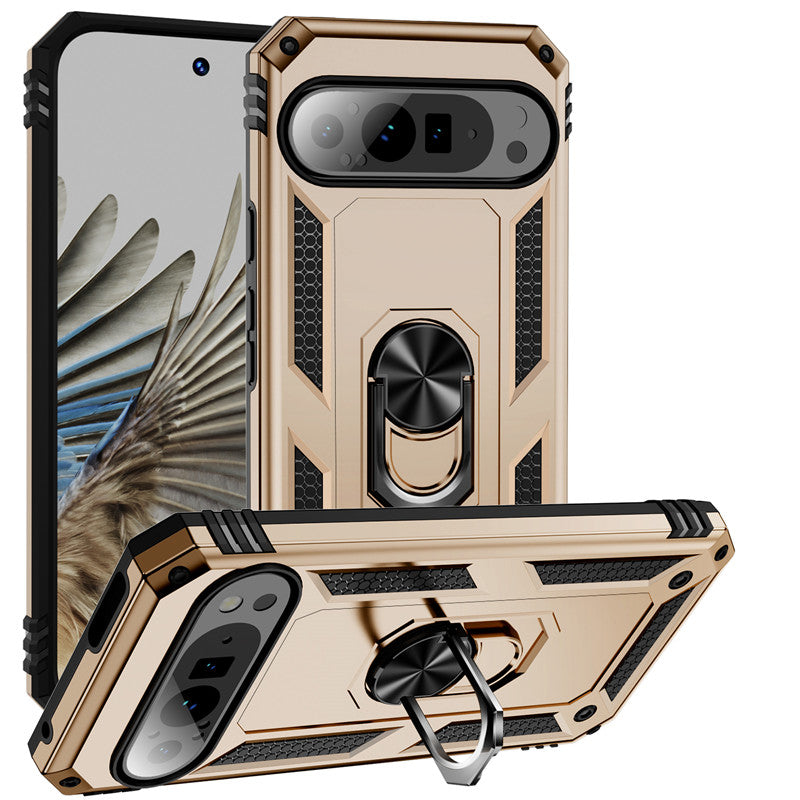Armor Pixel 9 Shockproof Magnetic Ring Case with Kickstand