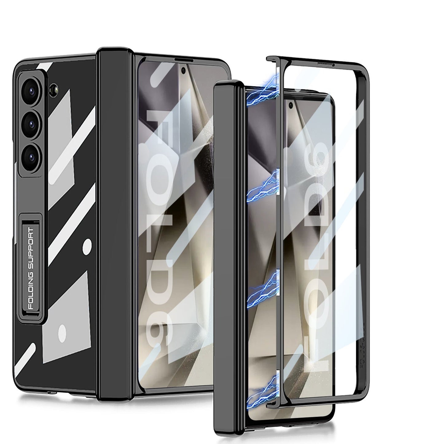 Guard Z Fold 6 Magnetic Kickstand Clear Case