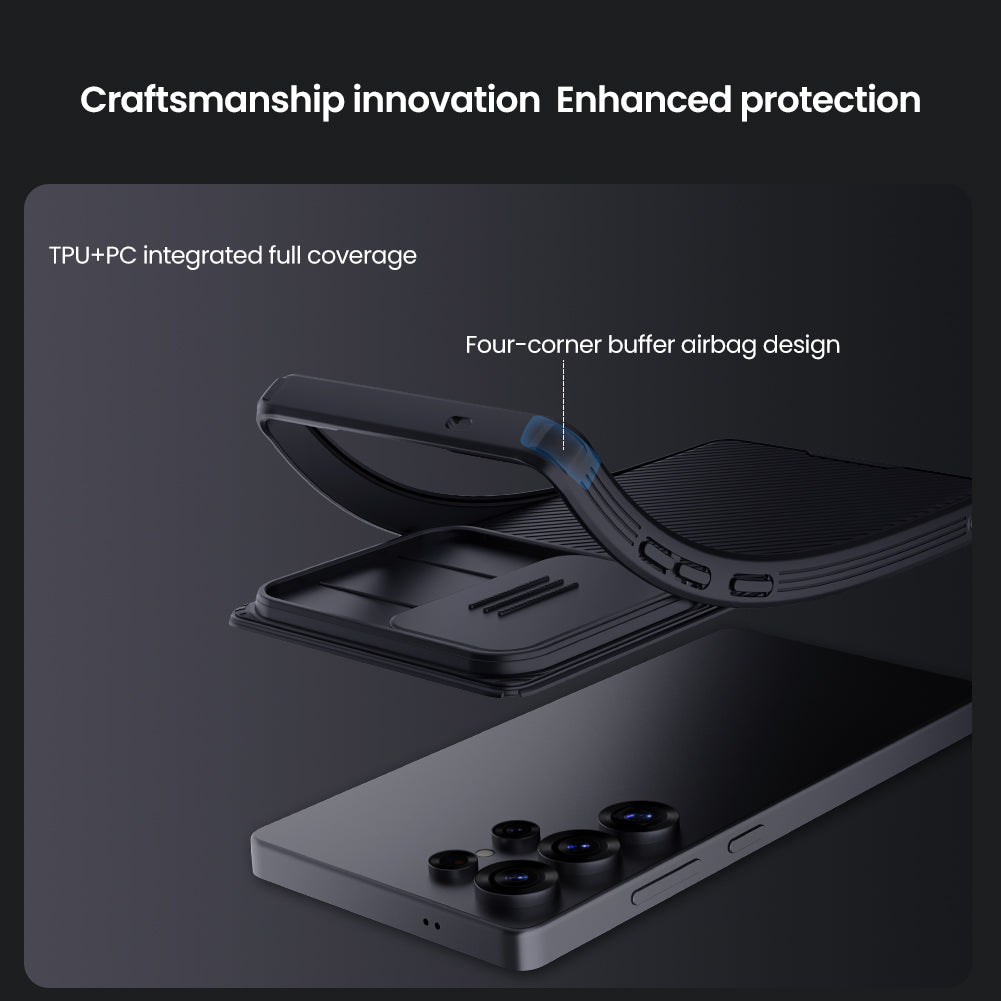 ShieldGuard S25 Ultra – Slide Camera Cover Case with Full 360° Protection