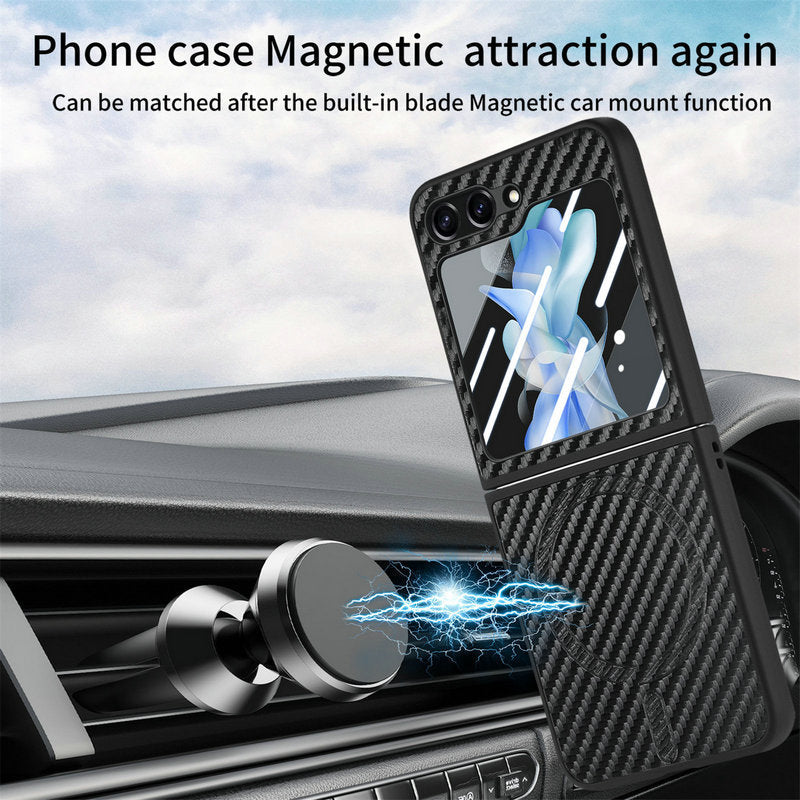 Carbon Armor Z Flip 6, 5, 4 360° Protection & MagSafe Case