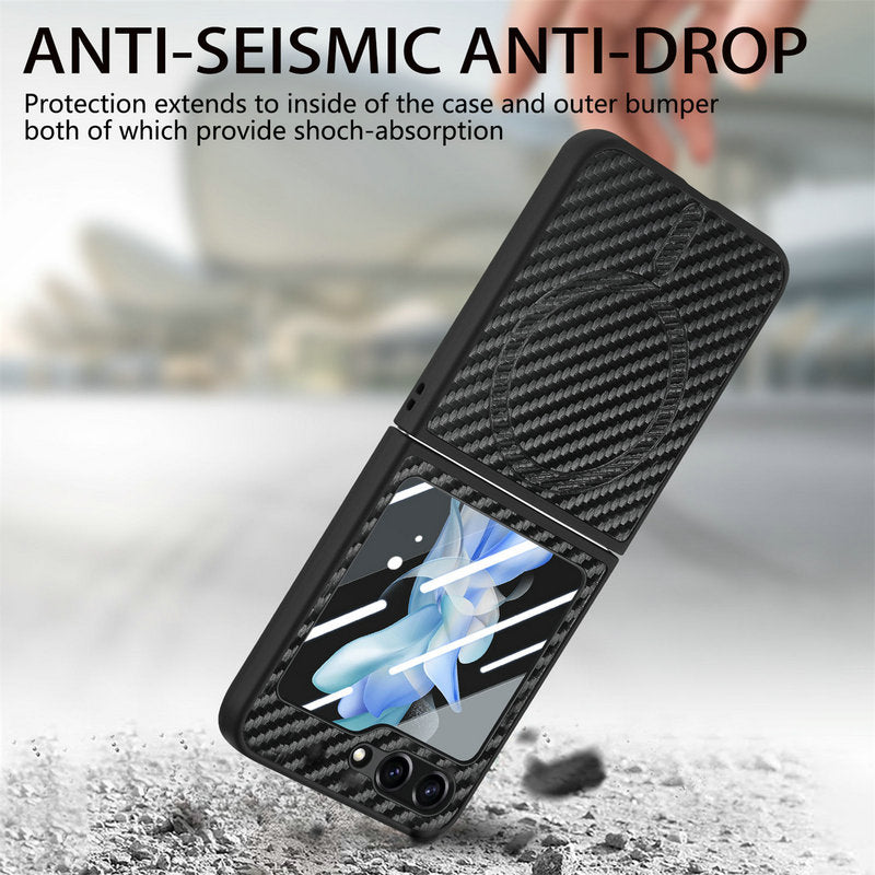 Carbon Armor Z Flip 6, 5, 4 360° Protection & MagSafe Case