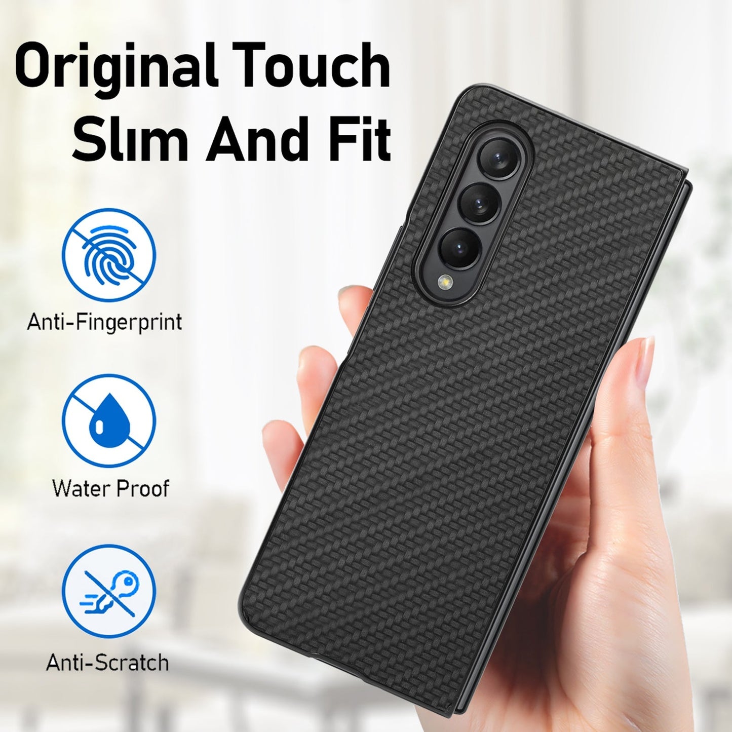 Shield Z Fold 6, 5, 4 Magnetic Carbon Case