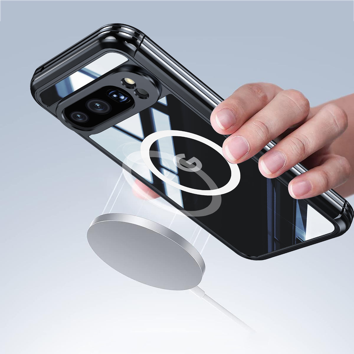 360° MagSafe Pixel 9 Pro XL, 9 Pro and 9 Case with Dual-Layer Glass