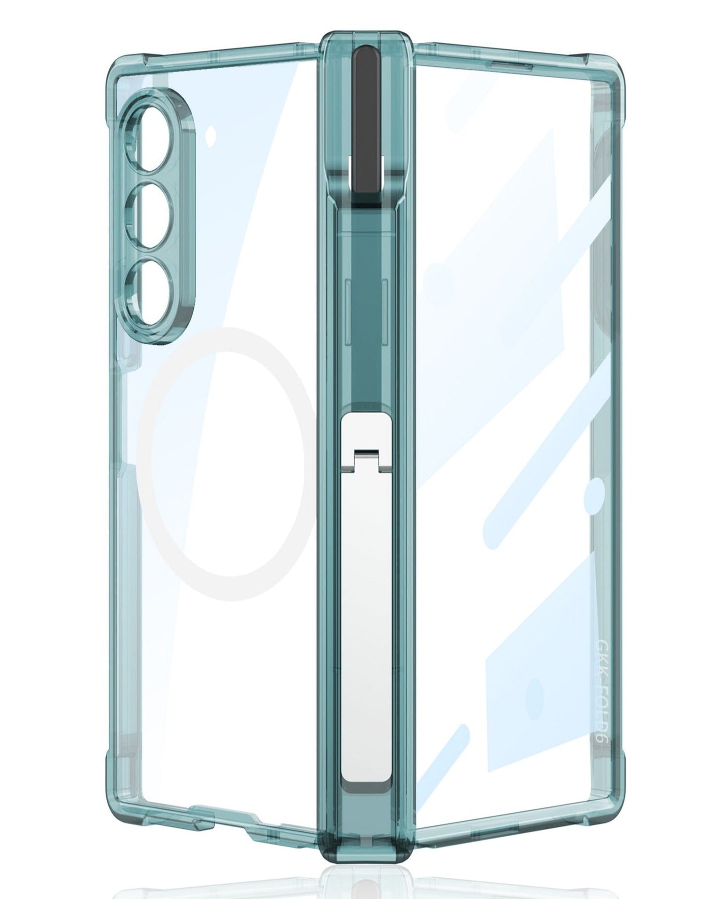Clear Z Fold 6 Magnetic Shockproof Case