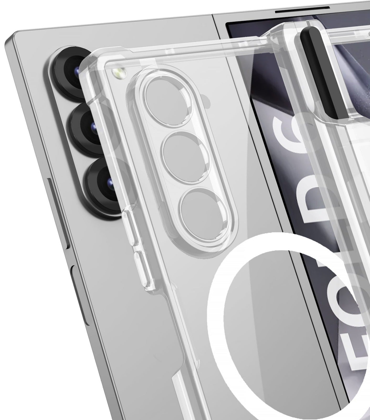 Clear Z Fold 6 Magnetic Shockproof Case
