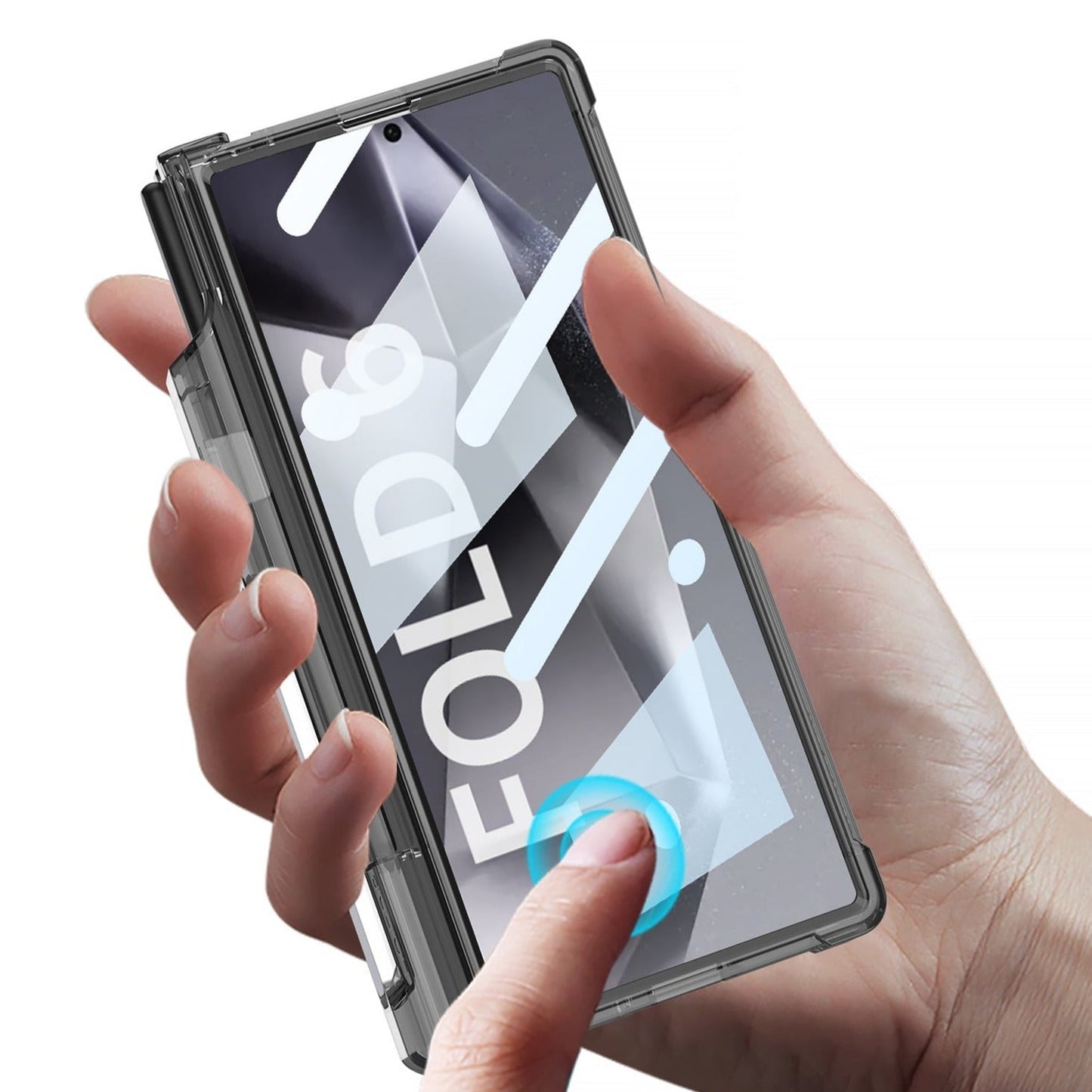 Clear Z Fold 6 Magnetic Shockproof Case