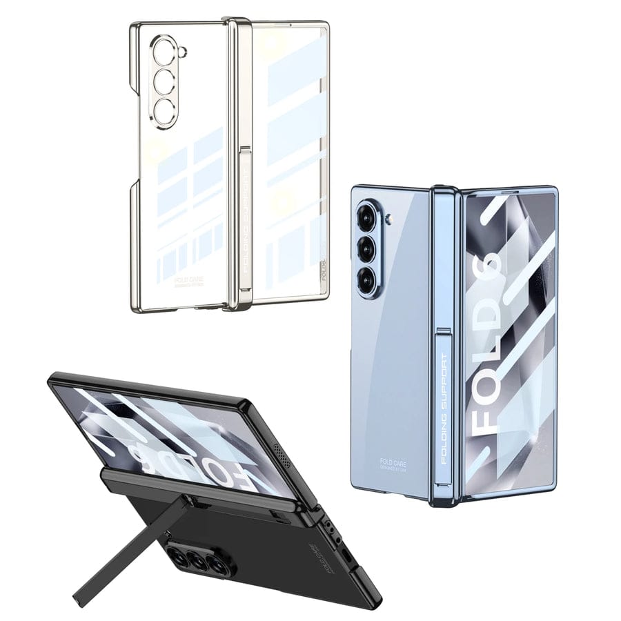 Transparent Magnetic Z Fold 6 Hinge Case