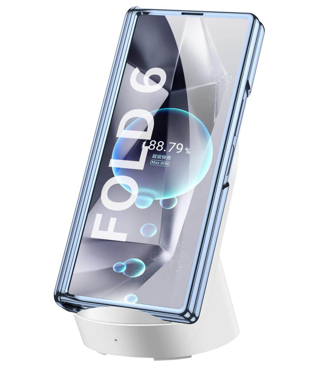 Transparent Magnetic Z Fold 6 Hinge Case
