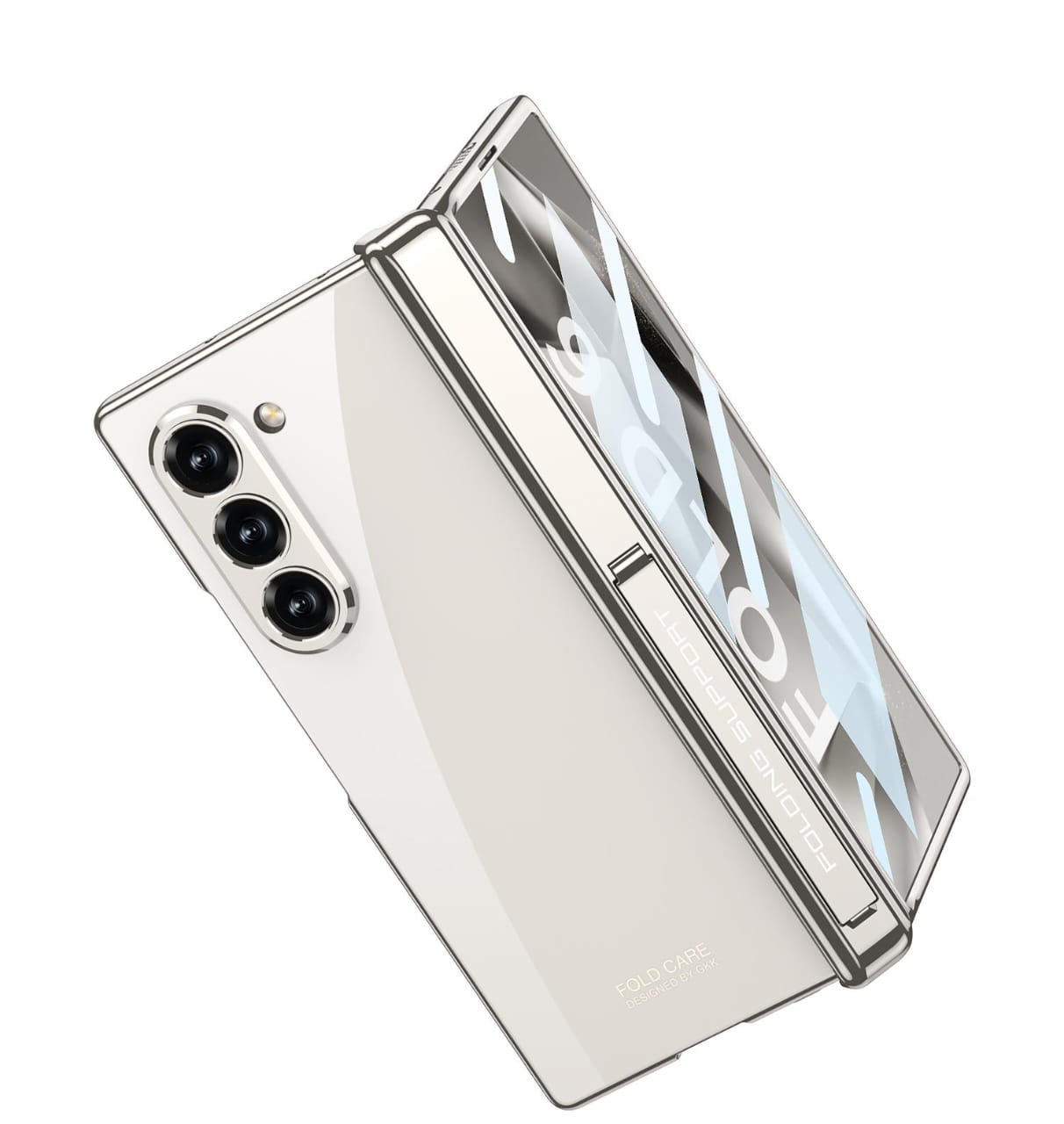 Transparent Magnetic Z Fold 6 Hinge Case