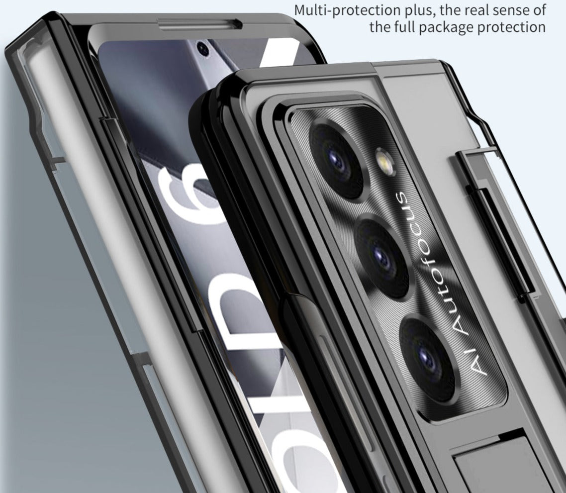 Wireless Transparent Z Fold 6, 5, 4 Kickstand Case 2.0