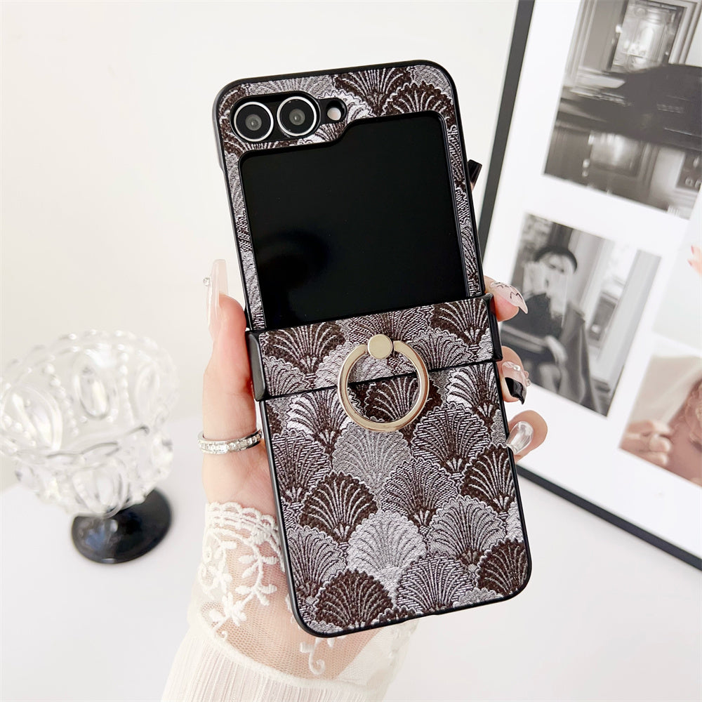 Glam Z Flip 6, 5 Luxury Shockproof Ring Case