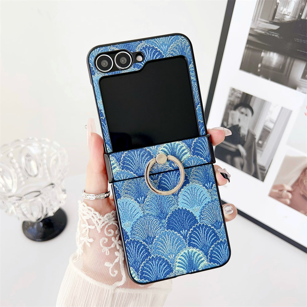 Glam Z Flip 6, 5 Luxury Shockproof Ring Case