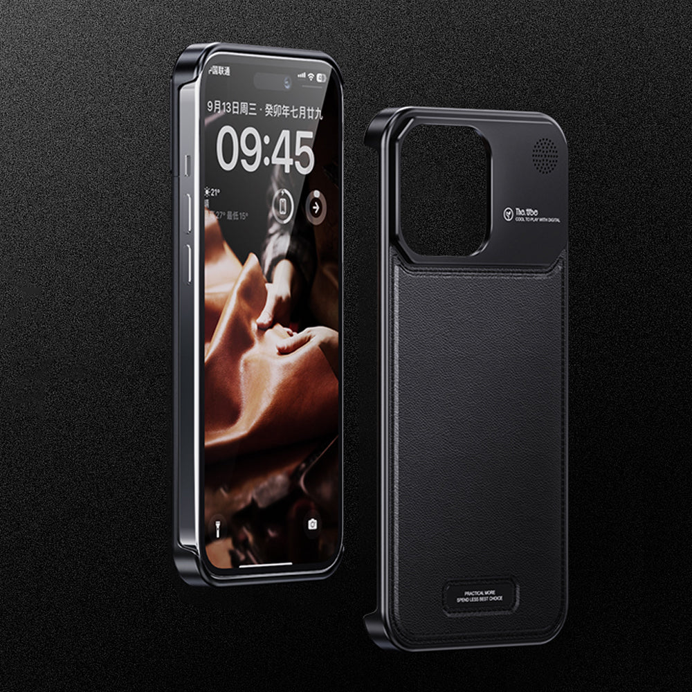Cool Leather iPhone 16, 15, 14 Magnetic & Heat Dissipating Case