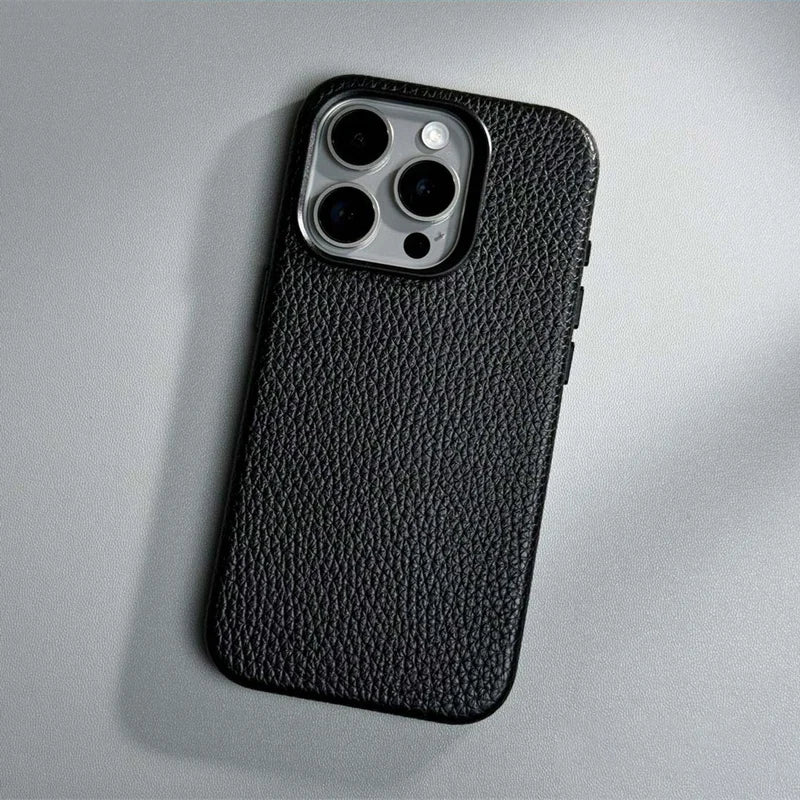 Luxe MagSafe iPhone 16, 15 Slim Leathe Design Case