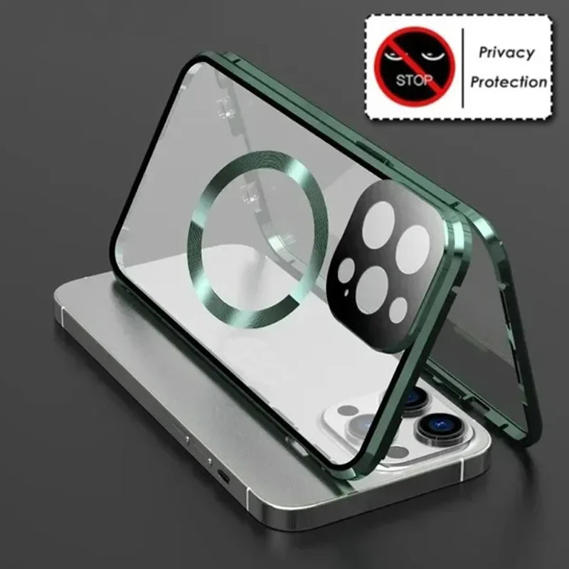 Privacy iPhone 16, 15 MagSafe & 360° Protection Case
