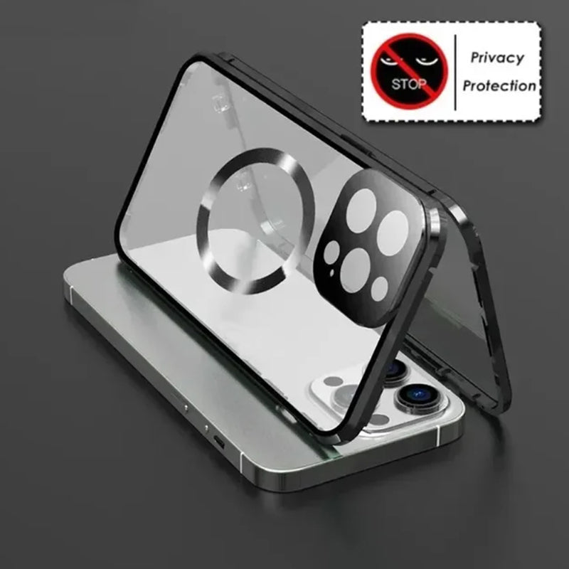 Privacy iPhone 16, 15 MagSafe & 360° Protection Case