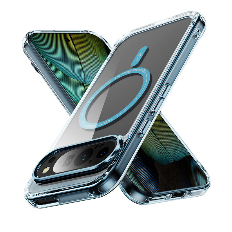 Transparent MagSafe Case for Pixel 9 Pro XL, 8 Pro, 8A - Shockproof & Clear