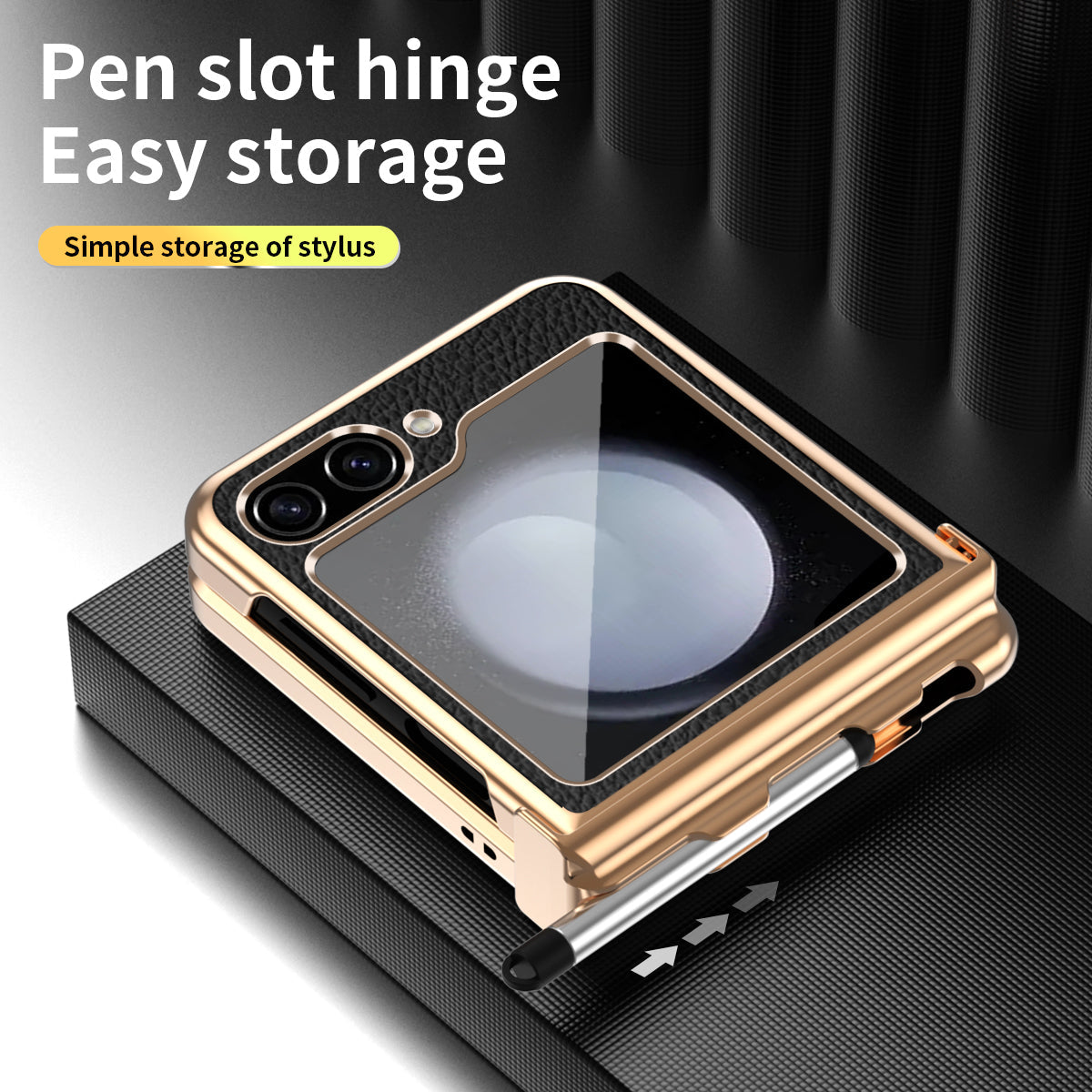 ProGuard Magnetic Hinge Z Flip 6, 5, 4 Pen Slot Case