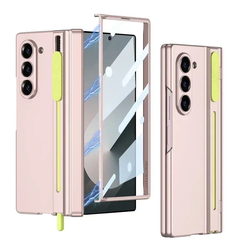 Slim Shield Z Fold 6, 5 - Magnetic Hinge & Stylus Holder Case