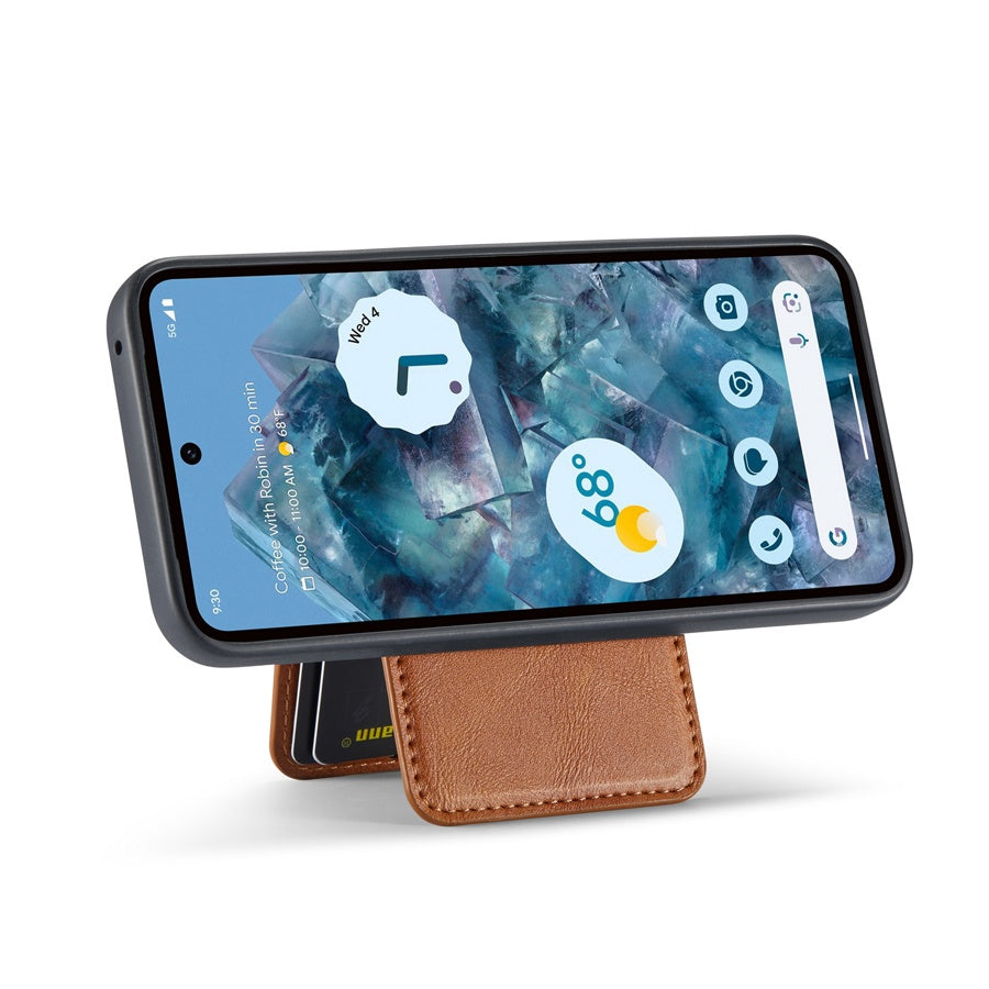 Snap Pixel 9 Leather MagSafe Detachable Wallet Case