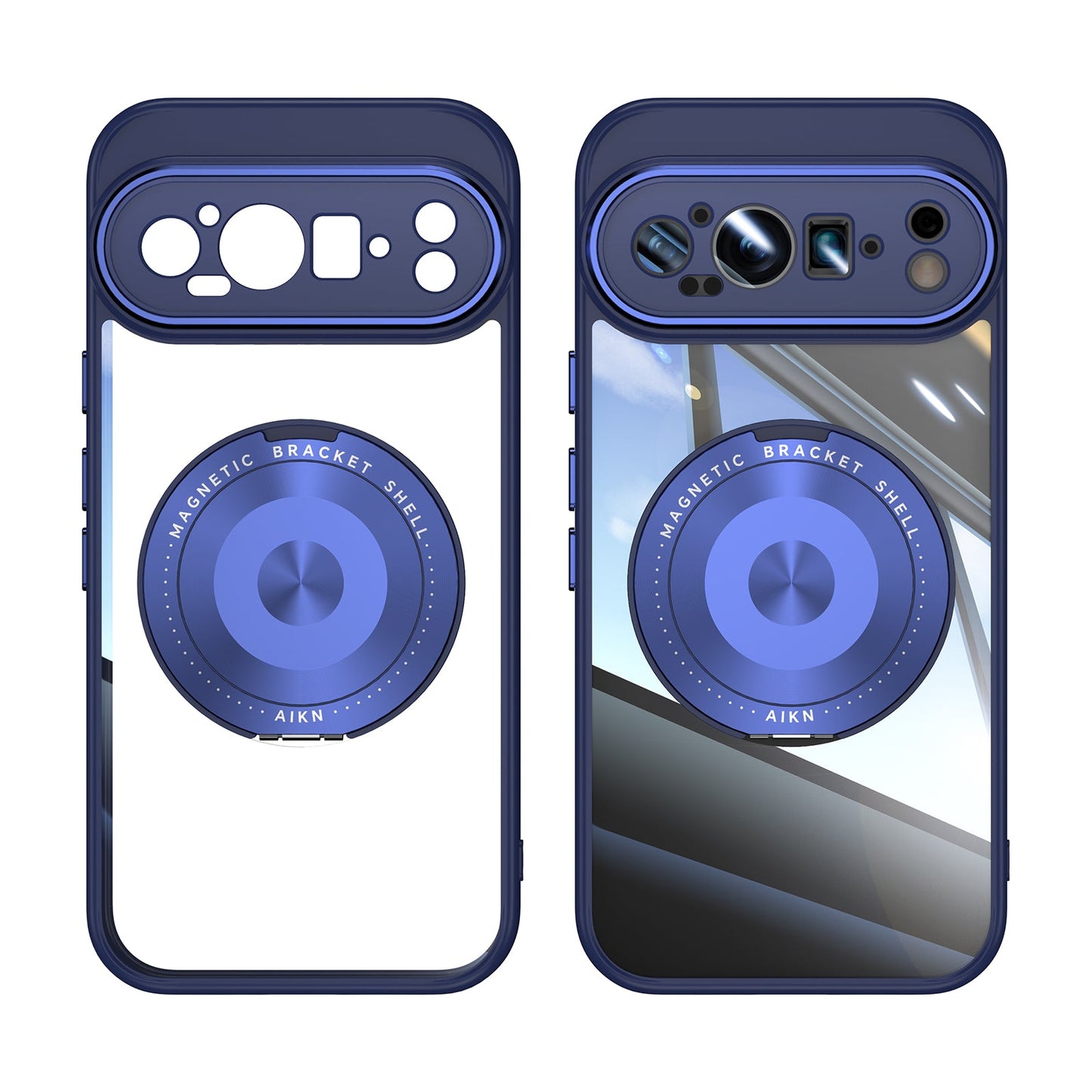 Spin Pixel 9 Pro XL, 9 Pro, 9 with 360° Stand Case with Lens Protection