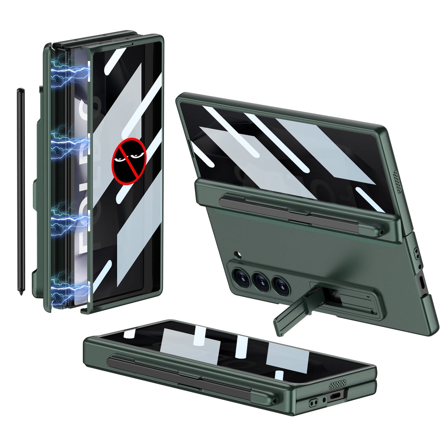 Privacy Z Fold 6 - Magnetic Hinge & Anti-Peep Shield Case
