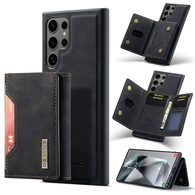 EliteWallet S25 Ultra – 2-in-1 Detachable Wallet Case with Card Holder