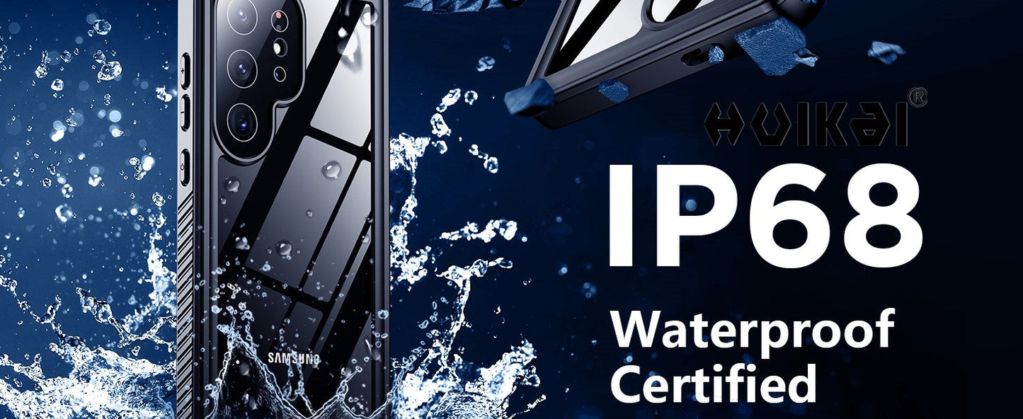 HydroGuard S25 Ultra – Waterproof & Rugged Shockproof Case
