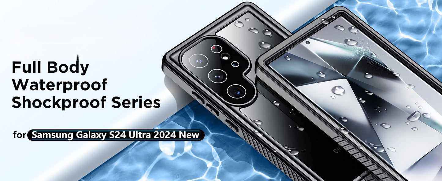 HydroGuard S25 Ultra – Waterproof & Rugged Shockproof Case