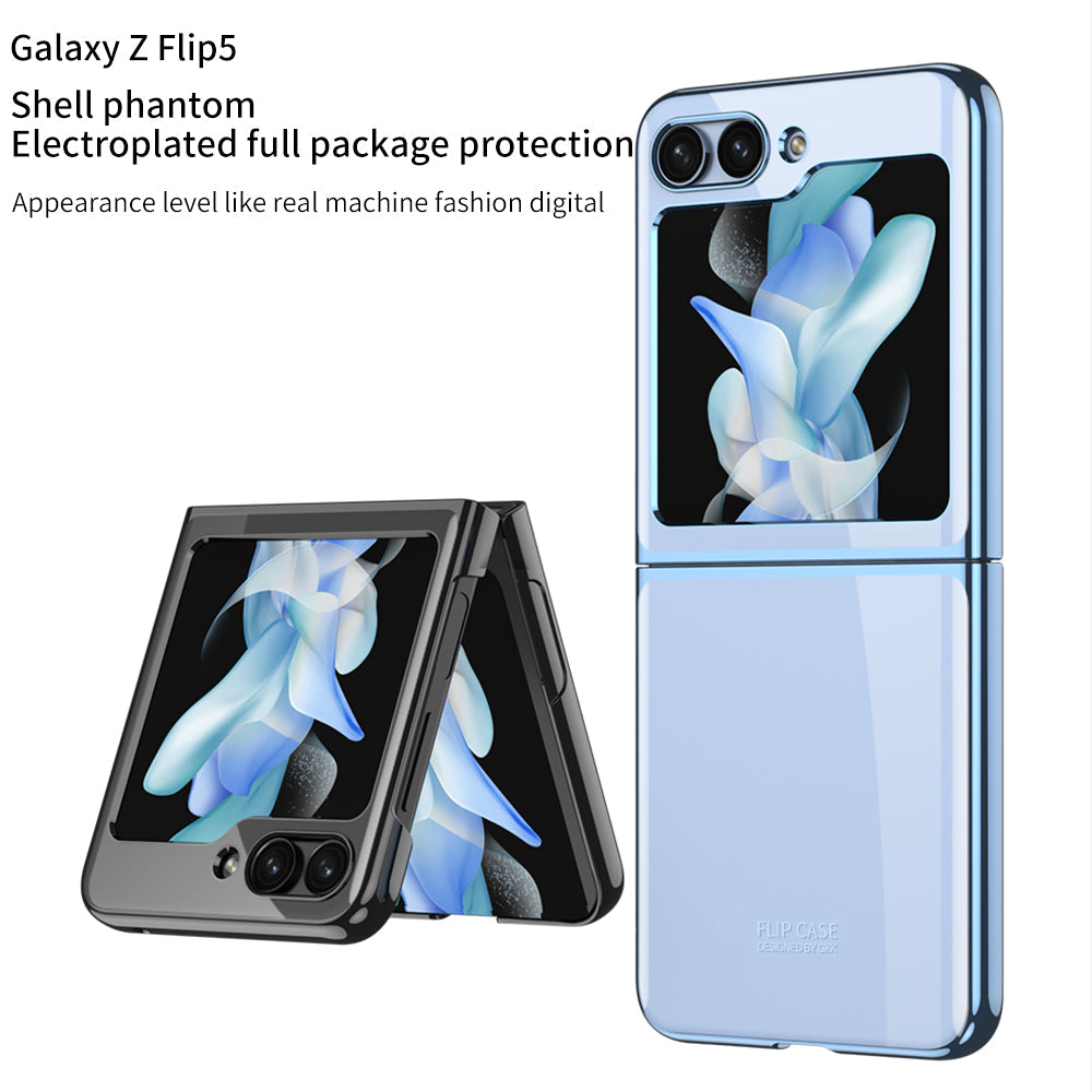 Electroplating Transparent Protective Z Flip 5 Case