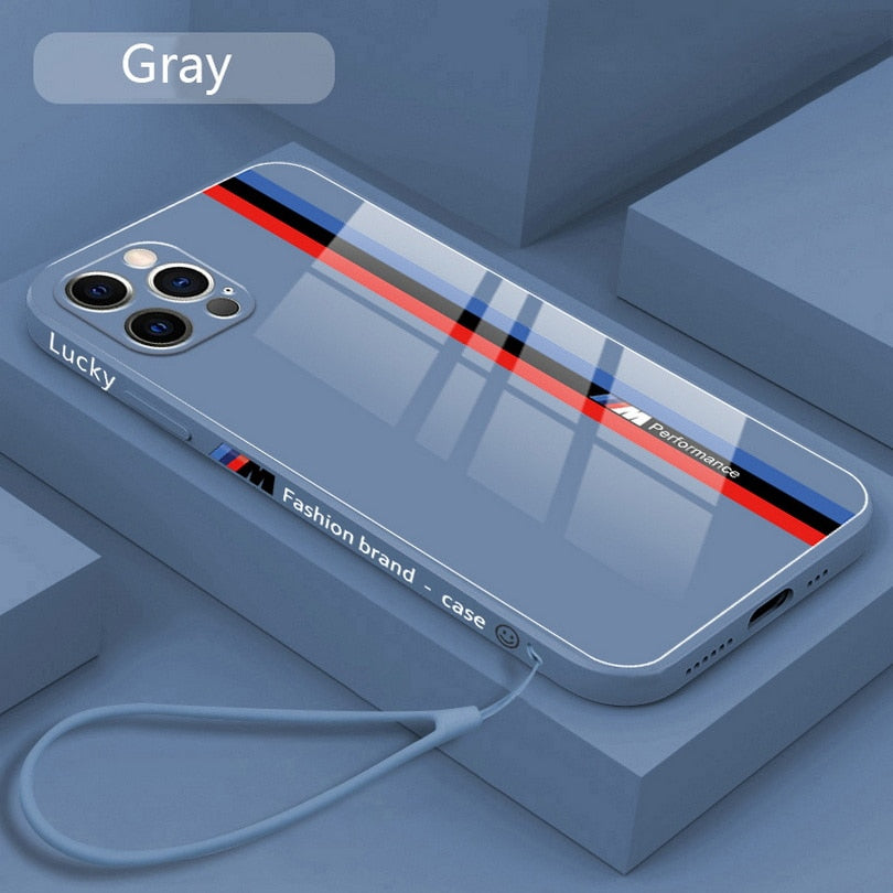 Luxury BMW Pack M Power Phone Cover With Glass