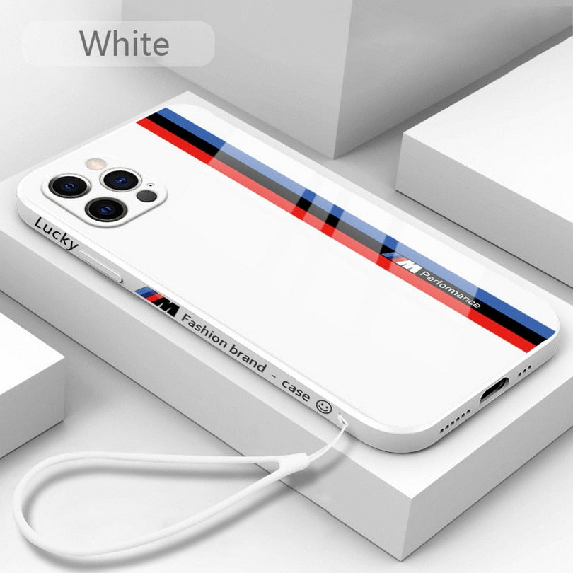 Luxury BMW Pack M Power Phone Cover With Glass