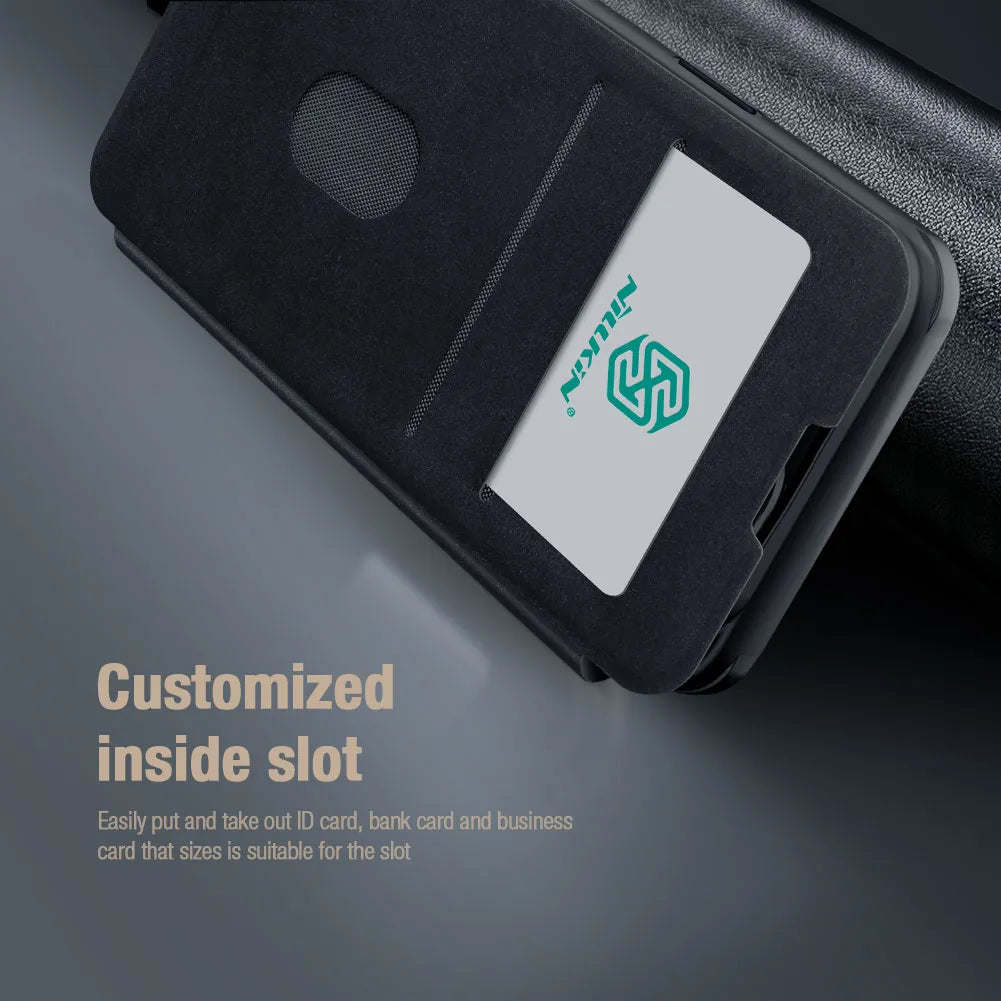 Pro Leather Flip Case with Card Pocket for iPhone 15 Series